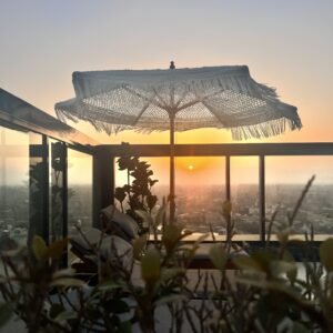 Woven Cotton Parasol