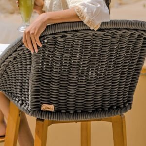 Woven dining chair