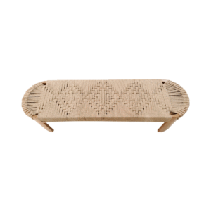 Curve woven bench