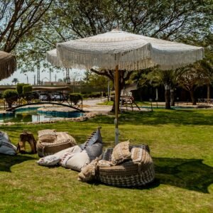 SEIR Parasol Natural Off-white Cotton