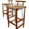 Weave wood Barstool