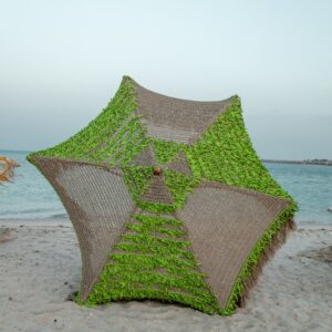 Bounce parasol jute