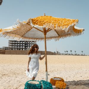 Bounce parasol cotton
