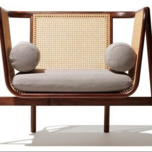 cane sofa