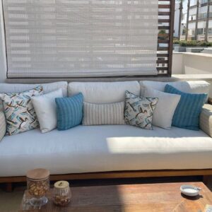 Boho Weaving Sofa (teak wood)