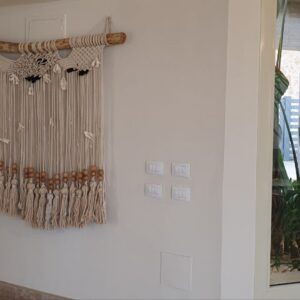 coral wall hanging