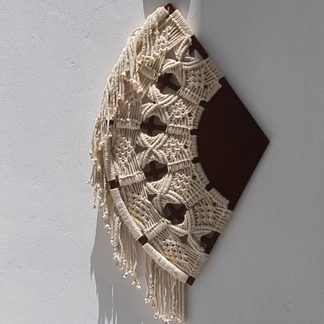 Boho Macrame fan