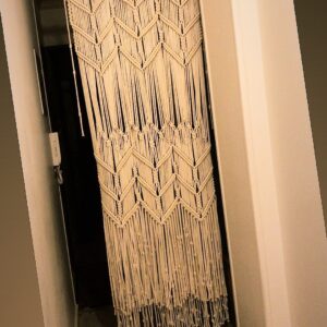 layered zigzag curtan